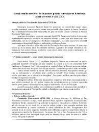 Proiecte de reformare a societăţii româneşti. Sinteza Bacalaureat Statul Roman Modern De La Proiect Politic La Realizarea Romaniei Mari