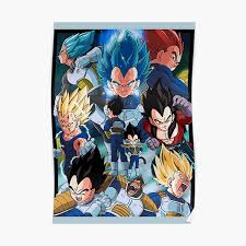 Watch goku defend the earth against evil on funimation! Kaioken Posters Redbubble