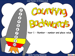 Teaching counting backwards in kindergarten and 1st grade can be so much fun for teachers and kids. Counting Backwards Year 1 Teaching Resources