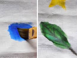 Watercolor paint lends itself well to recreating flowers. Fabric Painting Paint Vs Watercolor Stitch Floral