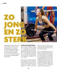 Belgian weightlifter nina sterckx becomes world champion. November December 2019 S Magazine By Nvsm Issuu