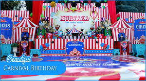 This tutorial teaches you how to diy everywhere. How To Plan Circus Theme Carnival Party At Home Diy Outdoor Carnival Birthday Decorations Youtube