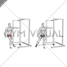 How to do thigh abduction & adduction exercises with bands : Band Hip Abduction Male