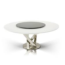 a&x spiral modern round white dining
