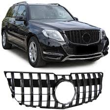 Wann kommt das neue selft? Sport Kuhlergrill Schwarz Glanzend Chrom Fur Mercedes Glk X204 Facelift 12 15 Ebay