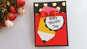 Handmadeteacherdaycardidea diy teacher's day card/ handmade teachers day card making idea in this video, i am going to. Diy Teacher S Day Card Handmade Teachers Day Card Making Idea Youtube Teachers Day Card Cards Handmade Greeting Cards For Teachers