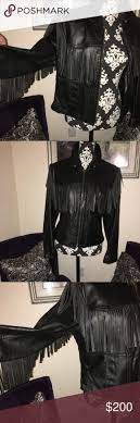 Closing 15th Leather Moto Jacket Fully Lined Vintage Leather Moto Jacket Vintage Leather Jacket Fringe Leather Jacket