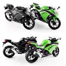 Click To Buy 1 12 Quality Children Mini Motorcycle Kawasaki Ninja 250 Die Cast Model Motor Bike Alloy Metal Models Race Kawasaki Ninja Race Cars Toy Car