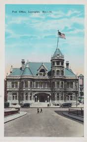 Post Office Lexington Kentucky Vintage Postcard Unused Oo Lexington Kentucky Post Office Kentucky