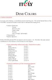 Demi Colors Requirements Delyton And Or Lycolor Deal Salon