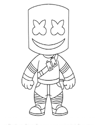 Check out this awesome collection of free fortnite coloring pages for a great way to keep the kids. Cute Baby Smiling Marshmello In Fortnite Coloring Pages Fortnite Coloring Pages Coloring Pages For Kids And Adults