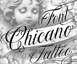 Tattoo Font Decal
