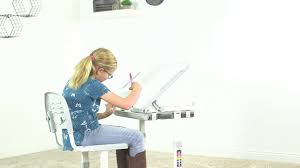 Desk V201g Height Adjustable Children S Desk By Vivo Youtube