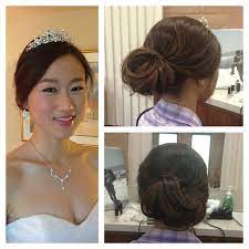 Romantic Low Bun Asian Hair Wedding Korean Wedding Bridal Hair Bridal Hair And Makeup Asian Hair Easy Hairstyles