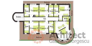 3 paturi (160cm + 90cm + 90cm). Pensiune Turistica 3 I Nr Camere 10 Arhitect Gabriel Georgescu Echipa