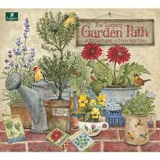 Garden Path 2013 Wall Calendar Assorted Folk Art Calendars Com Artwork Country Art Wall Calendar