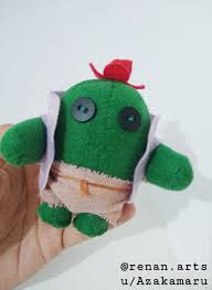 Jkli wild brawl dolls, star surrounding plush cactus figures, anime gift toy, cartoon dolls, 20 cm wangwu. I Made This Little Guy My Own Spike Plush Brawlstars