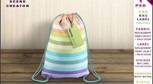 Download Drawstring Backpack On Floor Photoshop Fabric Mockup Double Strings And Label Custom Scene Creator M1 2 Print Design Ratio 5 7 Custom Scene Photoshop Mockup Free Mockup Free Psd