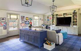 Our family room and playroom combo design is completed, well just about. Family Room Playroom Combo Design Ideas