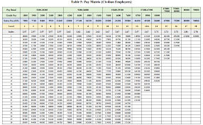 military nursing service mns officers pay matrix