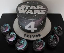 Buttercream Galaxy Cake Cupcakes Star Wars Birthday Star Wars Birthday Cake Star Wars Cake Galaxy Cake