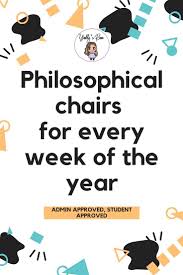 Year Long Ultimate Philosophical Chairs Activity For Every Week Avid Research Skills High School Reading New Years Activities
