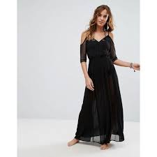 Black Boho Maxi Dress Uk Butterfly By Matthew Williamson Black Mesh Maxi Beach Dress 51 Liked On Polyvore Featuring Dresses Black Beach Maxi Dress Tall Maxi Dress Boho Maxi Dress