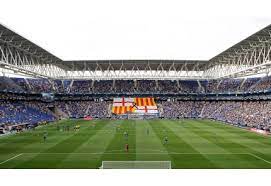 Cenusa suporterilor echipei espanyol, depozitata pe stadion. Espanyol Barcelona Stadion Rcde Stadium Transfermarkt