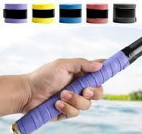 RKZDSR Grip Tape for Rackets & Fishing Rods - 5 Rolls Non-Slip,  Sweat-Absorbing, Durable Polyurethane Handle Wrap in Yellow, Blue, Black,  Red, Purple