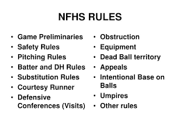 Ppt Nfhs Rules Powerpoint Presentation Free Download Id