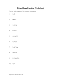 Cresskill jr sr high sch. 35 Molar Mass Practice Worksheet Worksheet Project List