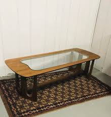 Metal cocktail table with tempered glass. Bassett Mid Century Coffee Table With Glass Top By Urbaninteriorsbalt From Urban Interiors Baltimore Of Baltimore Md Attic