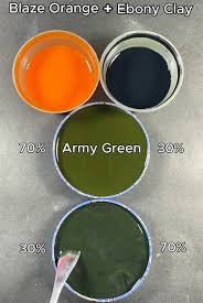 Blaze Orange + Ebony clay #colors #colorflowing #colormixing #asmr  #satisfying #fyp