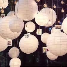 30pcs Lot Mix Size 20cm 30cm 35cm 40cm White Paper Lanterns Chinese Paper Ball Lampion For We White Paper Lanterns Paper Lantern Decor Paper Lanterns Wedding