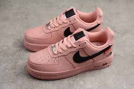 Nike Air Force 1 Black Suede Gum Sole Women S Supreme X The North Face X Nike Air Force 1 07 Pink Black Ar3066 800 For Women Leather Shoes Woman Hype Shoes Sneakers