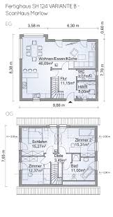 Grundriss Einfamilienhaus Mit Satteldach Wintergarten Erker 4 Zimmer 110 Qm Ohne Keller Erdgeschoss K Grundriss Einfamilienhaus Scanhaus Einfamilienhaus