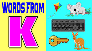 K for words english /k sound words for ukg class/k words for. Learn 5 Words From Alphabet K Vocabulary Words From K K Words For Kindergarten Youtube