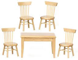 Certainly, this will be a nice project. Dolls House Unfinished Table Amp Chairs Kitchen Dining Room Furniture Set 1 12 Fruugo Ae