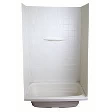 Transform the look of your shower with our ready to install tub and shower walls. Lippert Components 306206 Shower Surround Better Bath 1 Piece Design 24 Inch Length X 40 Inch Width X 58 Inch Height Bath Surround Parchment Faux Tile Abs Plastic For Use With 40 Inch Bathtub Walmart Canada