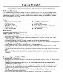 Mechanical Sales Engineer Resume Example Livecareer