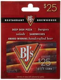 This item:bj's restaurant gift card $25.00. 20 Mixed Ideas Cards Gift Card Store Gift Cards