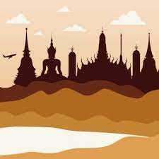 thailand landscape vector image thailand travel thai png transparent image and clipart for free download landscape vector thailand art thailand background
