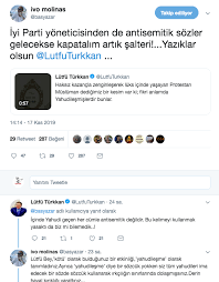 İyi parti milletvekili lütfü türkkan'ın kocaeli'nin dilovası ilçesindeki kaçak çiftliğinde facebook'ta paylaş twitter'da paylaşfavorilerinize ekleyin.favorilerinizden kaldırın. Haksiz Kazancla Zenginlesmeye Yahudilesme Benzetmesi Yapan Milletvekiline Tepki Salom Gazetesi