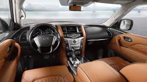 2019 Infiniti Qx80 Luxe Interior Front Seating With Spacious Leg Room Highlighting Infiniti Technology Infiniti Usa Infiniti Suv