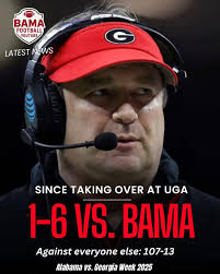 Kirby Smart's Record Against Alabama in Football