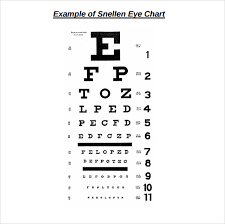 Sample Eye Chart Template 11 Free Documents Download In Pdf