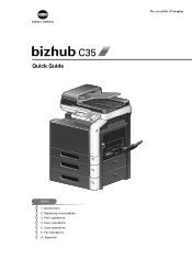 Konica minolta scan to pc (smb) no new user any windows version / user type. Konica Minolta Bizhub C35 Manual