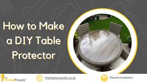 Bend the acrylic over the edge to cut the acrylic sheet. How To Protect Your Tables The Plastic People