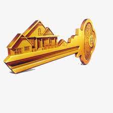 Golden Key Golden House Png And Psd Golden Key Free Business Card Templates Home Logo