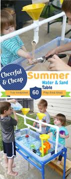 Diy Inexpensive Summer Water Sand Table For Kids Outdoor Kids Water Table Kids Water Table